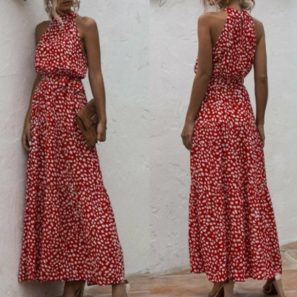 Halter Maxi Dress - Picture 2 of 4